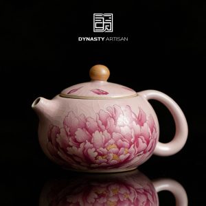 Ru Kiln Hand-Painted Porcelain Teapot (180ml)