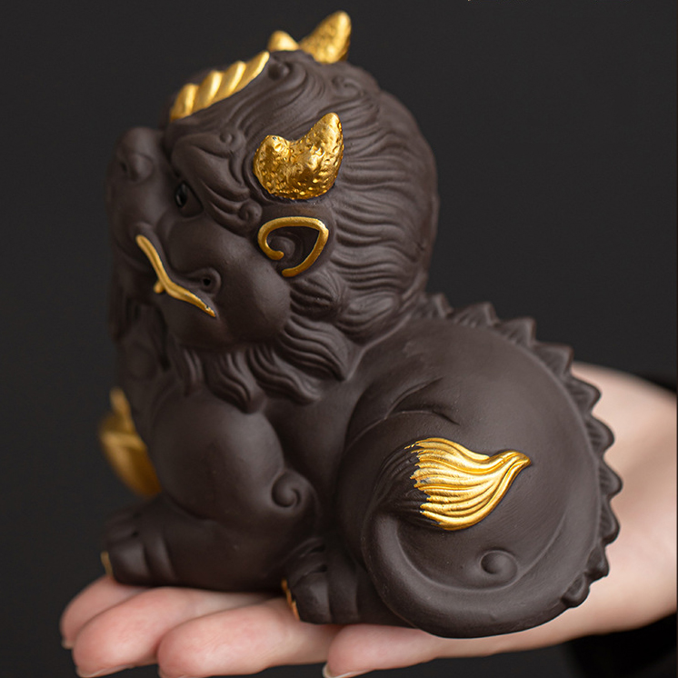 Pixiu Zisha Tea Pet Incesnse Holder - Image 7