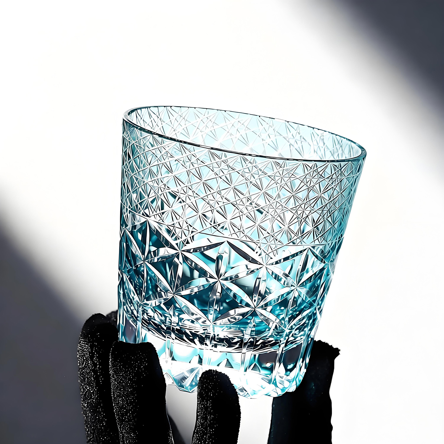 Premium weighted Somnira rocks glass for dreamy home bar decor