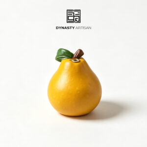 Dynasty Artisan pomelo ceramic incense holder fruit shaped stick incense stand